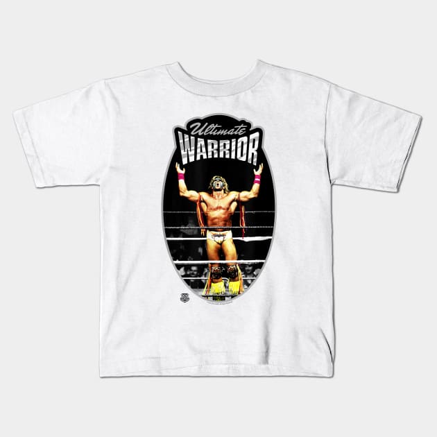 Ultimate Warrior Vintage Kids T-Shirt by Holman